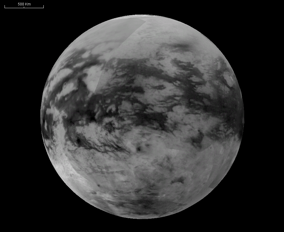 Fourteenth slide - 3D Projection of Titan